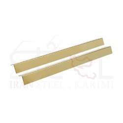 نبشی استیل طلایی 1.5 در 1.5 نبشی استیل طلایی 1.5 در 1.5