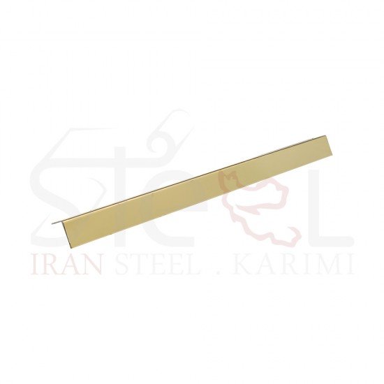قیمت نبشی استیل طلایی 1.5 در 1.5 خرید نبشی استیل طلایی 1.5 در 1.5