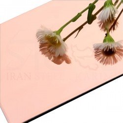 ورق استیل میرور مسی (رز گلد) 304 دکوراتیو ورق استیل میرور مسی (رز گلد) 304 دکوراتیو