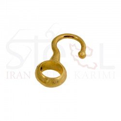حلقه اویز لوله 16 طلایی